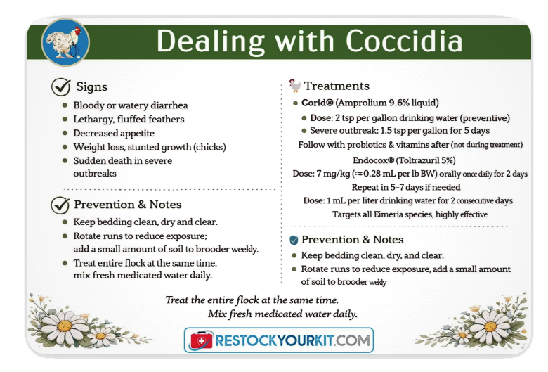 NEW! Backyard Chicken Care Card Set