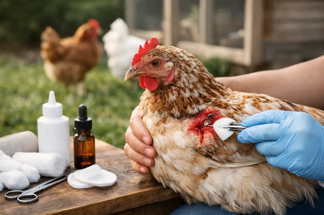 Chicken Wound Care for Backyard Flocks