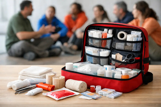 Group First Aid Kit for 12 People