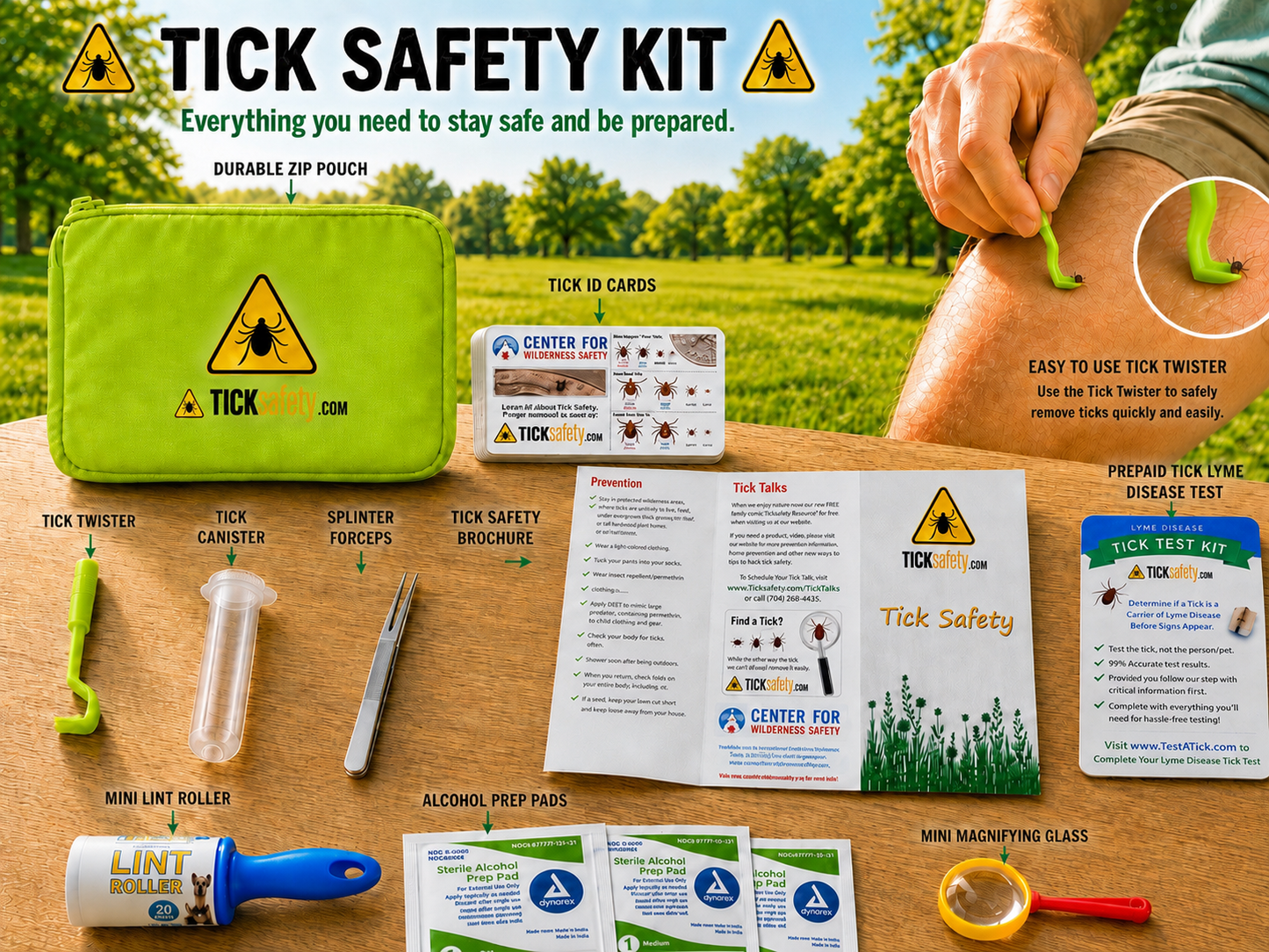 Tick Safety Kit (w/ Optional Lyme Test)