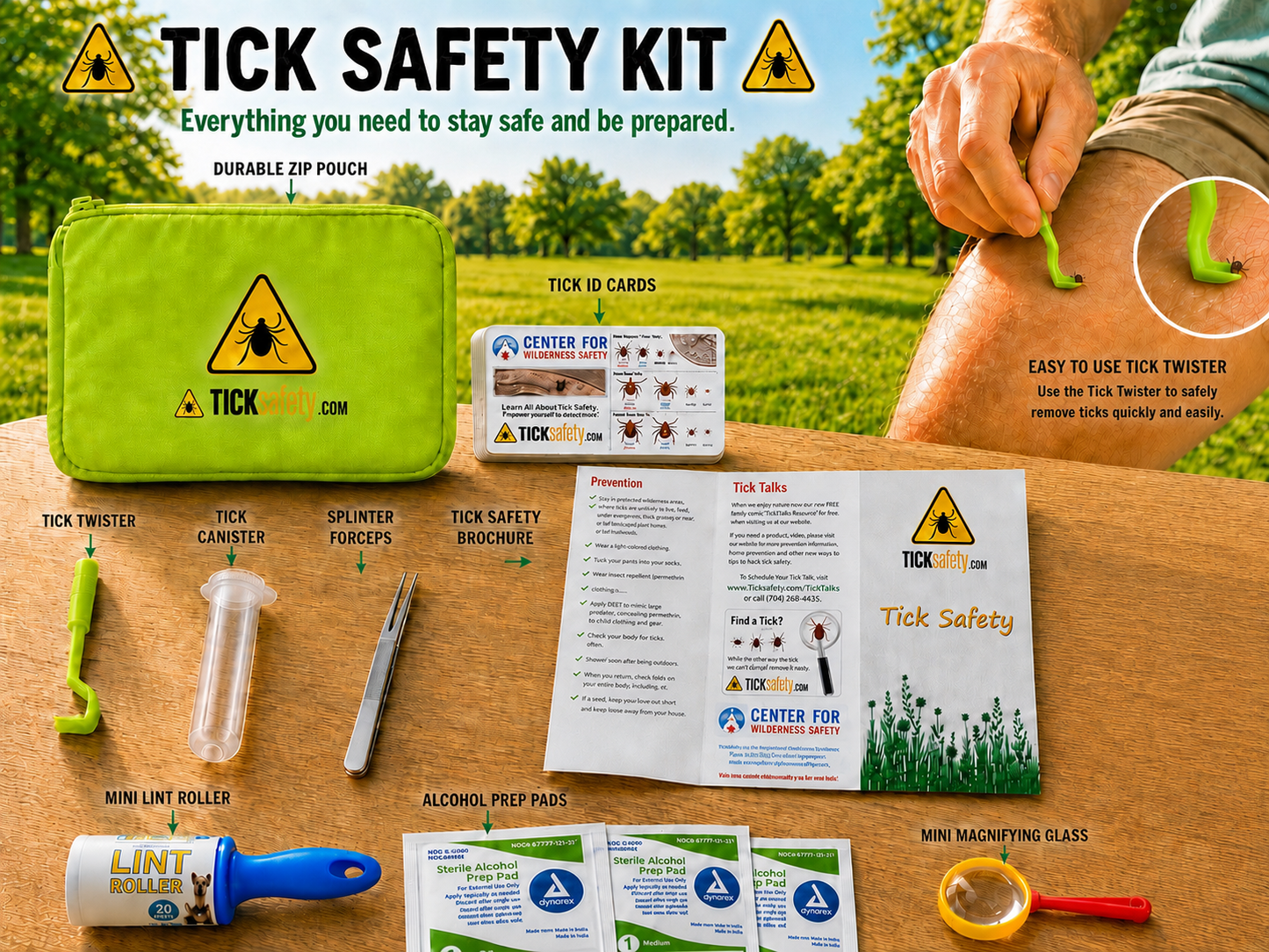 Tick Safety Kit (w/ Optional Lyme Test)