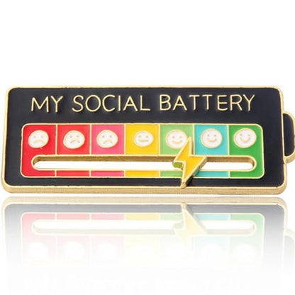 Enamel Pin – My Social Battery - First Aid Gear Shop