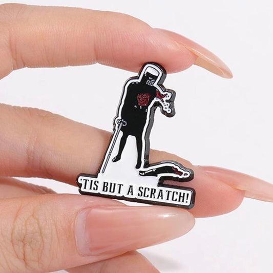 Enamel Pin – 'Tis But a Scratch (Monty Python Inspired) - First Aid Gear Shop