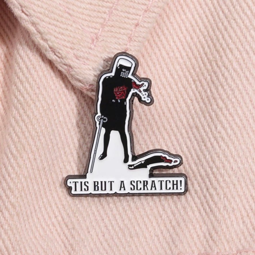 Enamel Pin – 'Tis But a Scratch (Monty Python Inspired) - First Aid Gear Shop