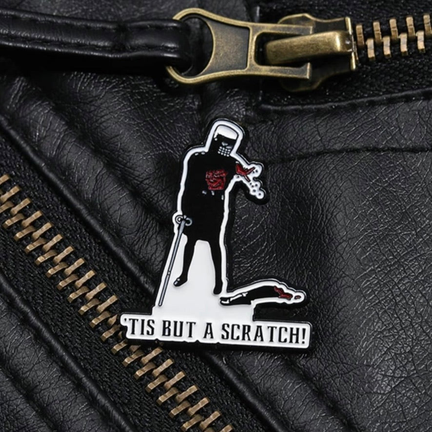 Enamel Pin – 'Tis But a Scratch (Monty Python Inspired) - First Aid Gear Shop