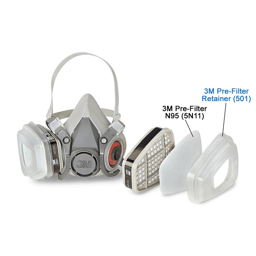 3M Respirator Pre-Filter Retainer (501) - The First Aid Gear Shop