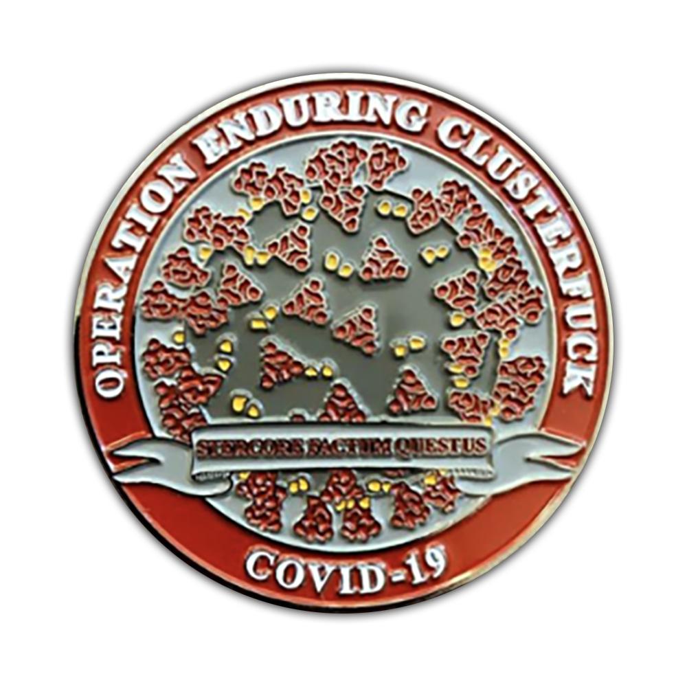 Safety Third COVID-19 Challenge Coin Challenge Coin Hawk Ventures 