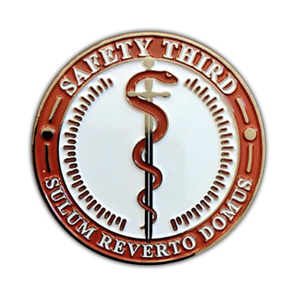 Safety Third COVID-19 Challenge Coin Challenge Coin Hawk Ventures 