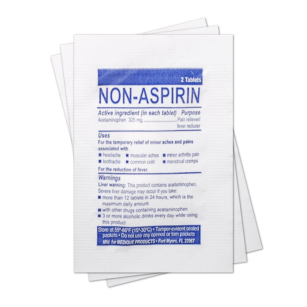 Acetaminophen (Single Packet) - The First Aid Gear Shop