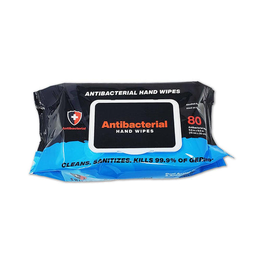 Antibacterial Disinfectant Wipes (Pack of 80) - The First Aid Gear Shop