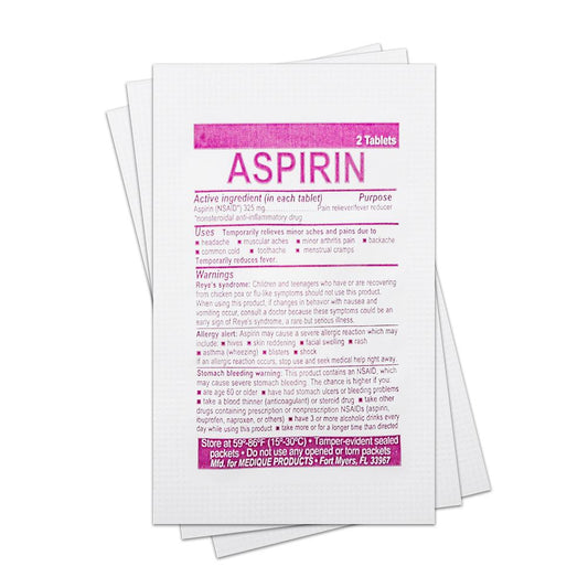 Aspirin (Single Packet) - The First Aid Gear Shop