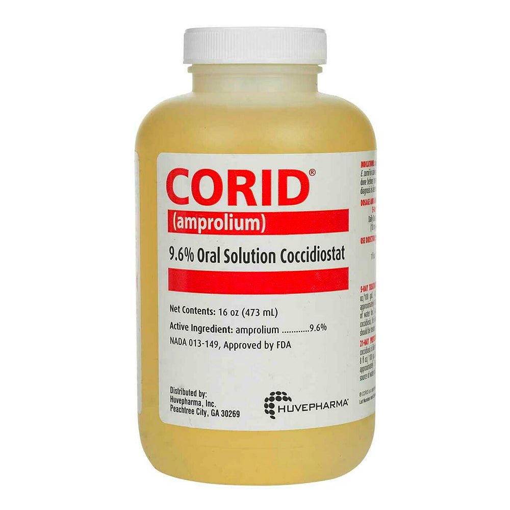 CORID (amprolium 9.6%), 16oz - The First Aid Gear Shop