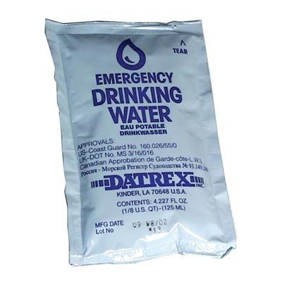 Datrex Water Pouches, 4 oz (Single) - The First Aid Gear Shop