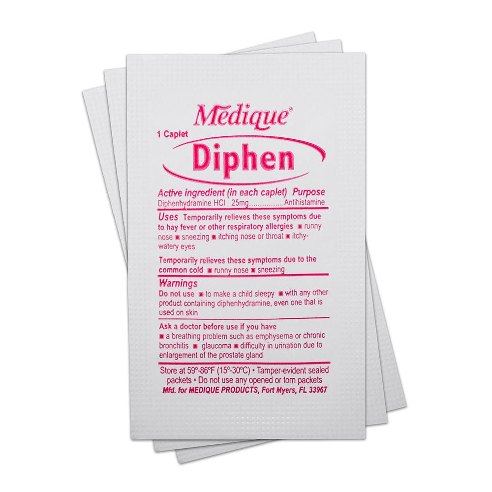 Diphenhydramine (Benadryl; Single Packet) - The First Aid Gear Shop