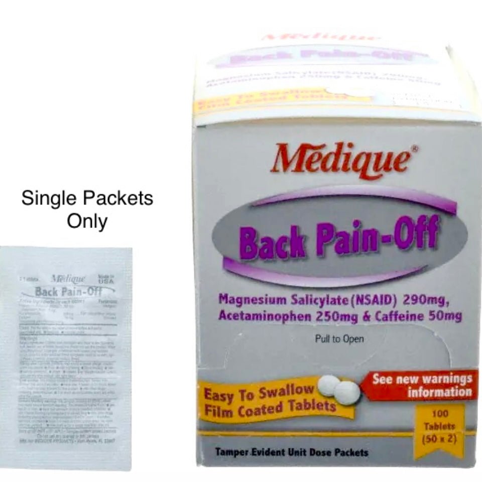 Extra Strength (Back) Pain Relief (Single Packet) - The First Aid Gear Shop