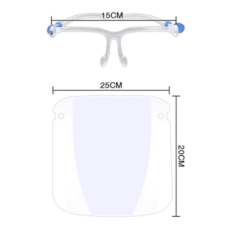 Eyeglass Frame Anti-Fog Face Shield - The First Aid Gear Shop
