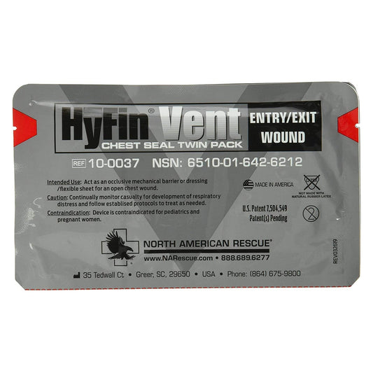 North American Rescue Hyfin Vent Chest Seal - The First Aid Gear Shop