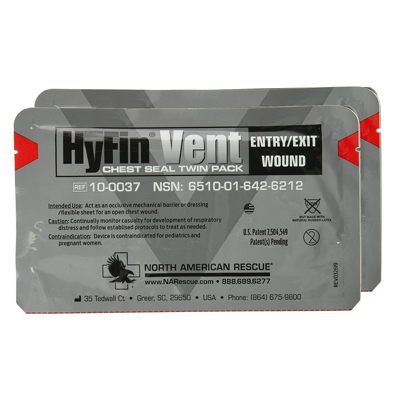 North American Rescue Hyfin Vent Chest Seal - The First Aid Gear Shop