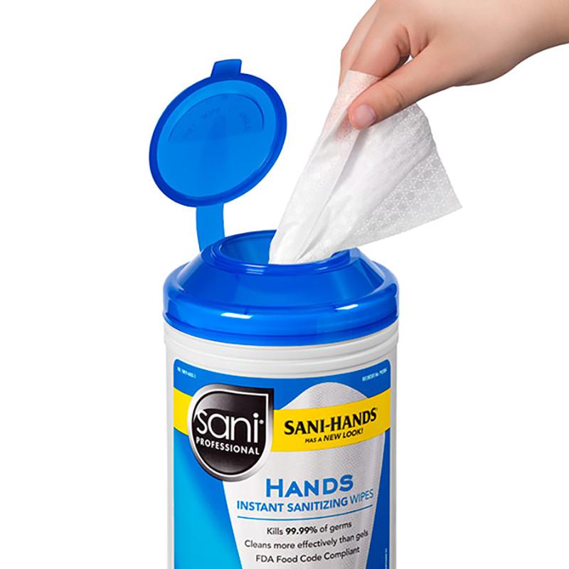 Sani-Hands Hand Sanitizing Wipes (135 Count) - The First Aid Gear Shop