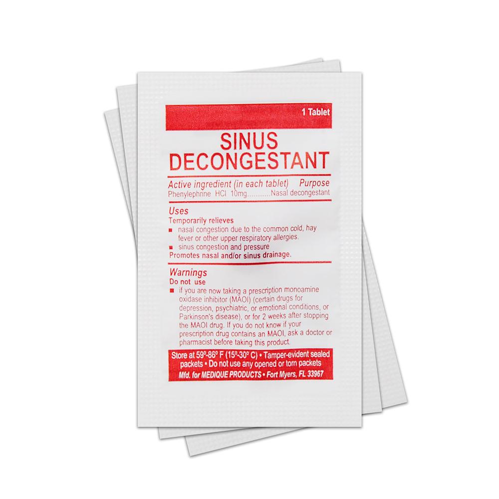 Sinus Decongestant (Single Packet) - The First Aid Gear Shop