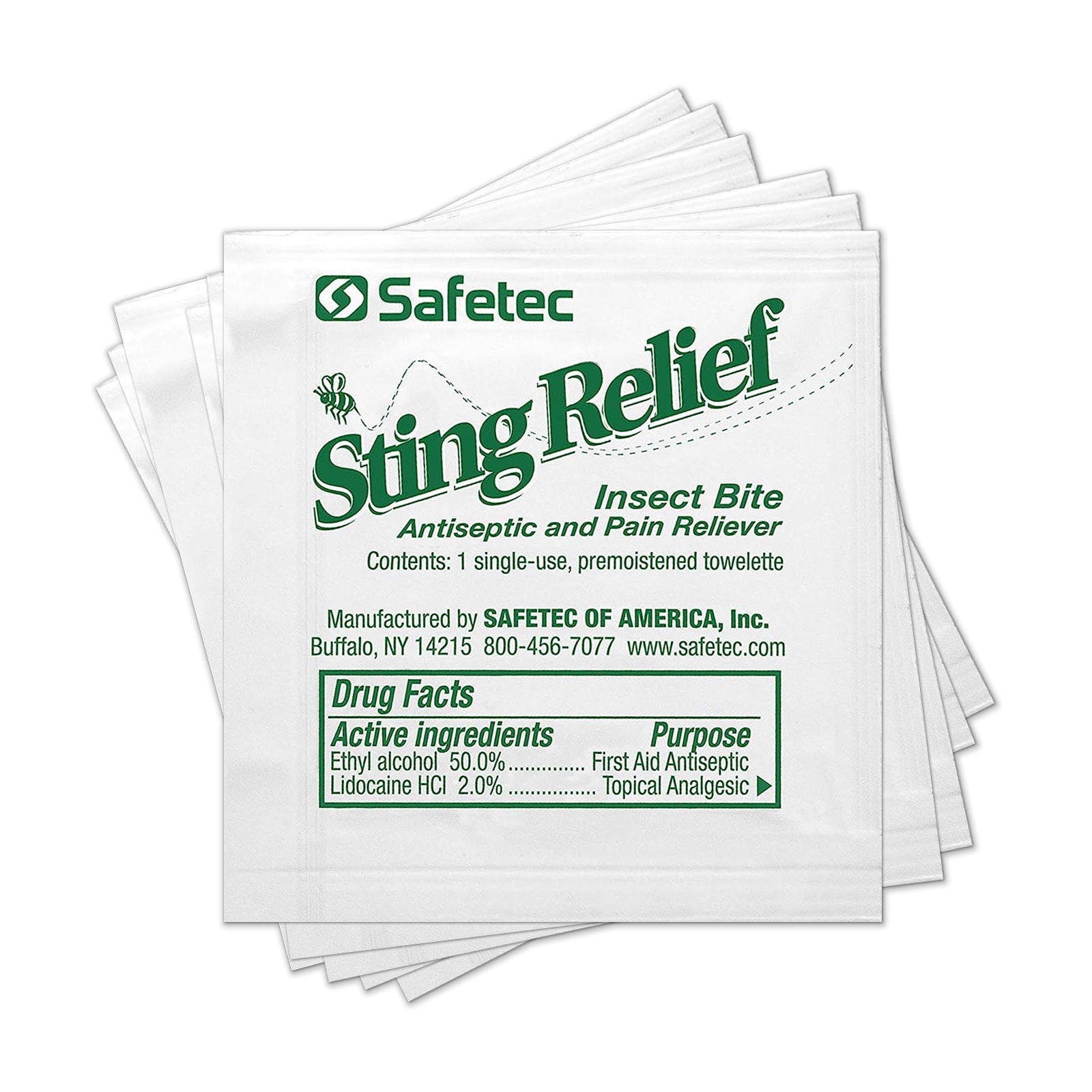Sting Relief Wipe/Swab - The First Aid Gear Shop