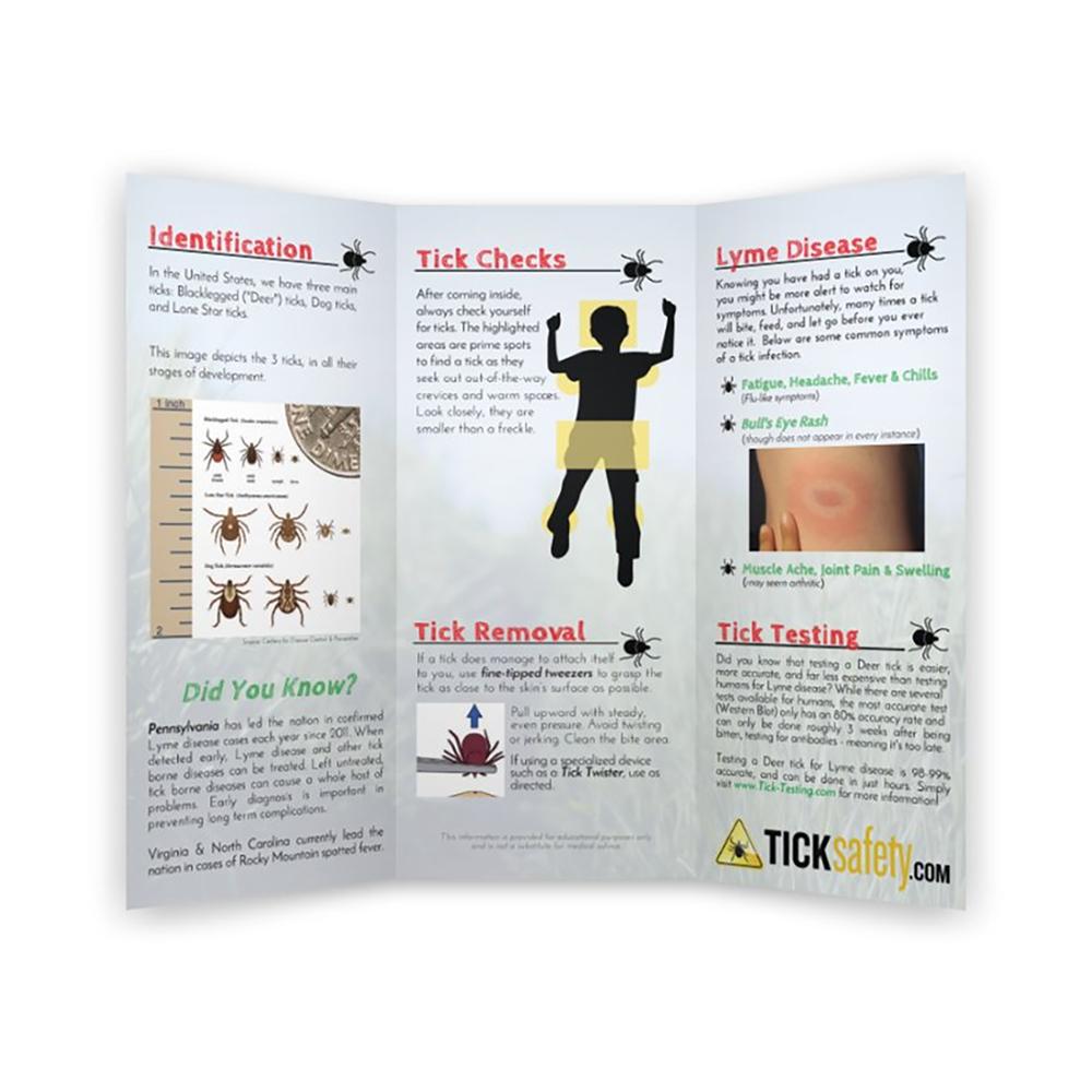 Tick Safety Brochure Brochure TickSafety.com 