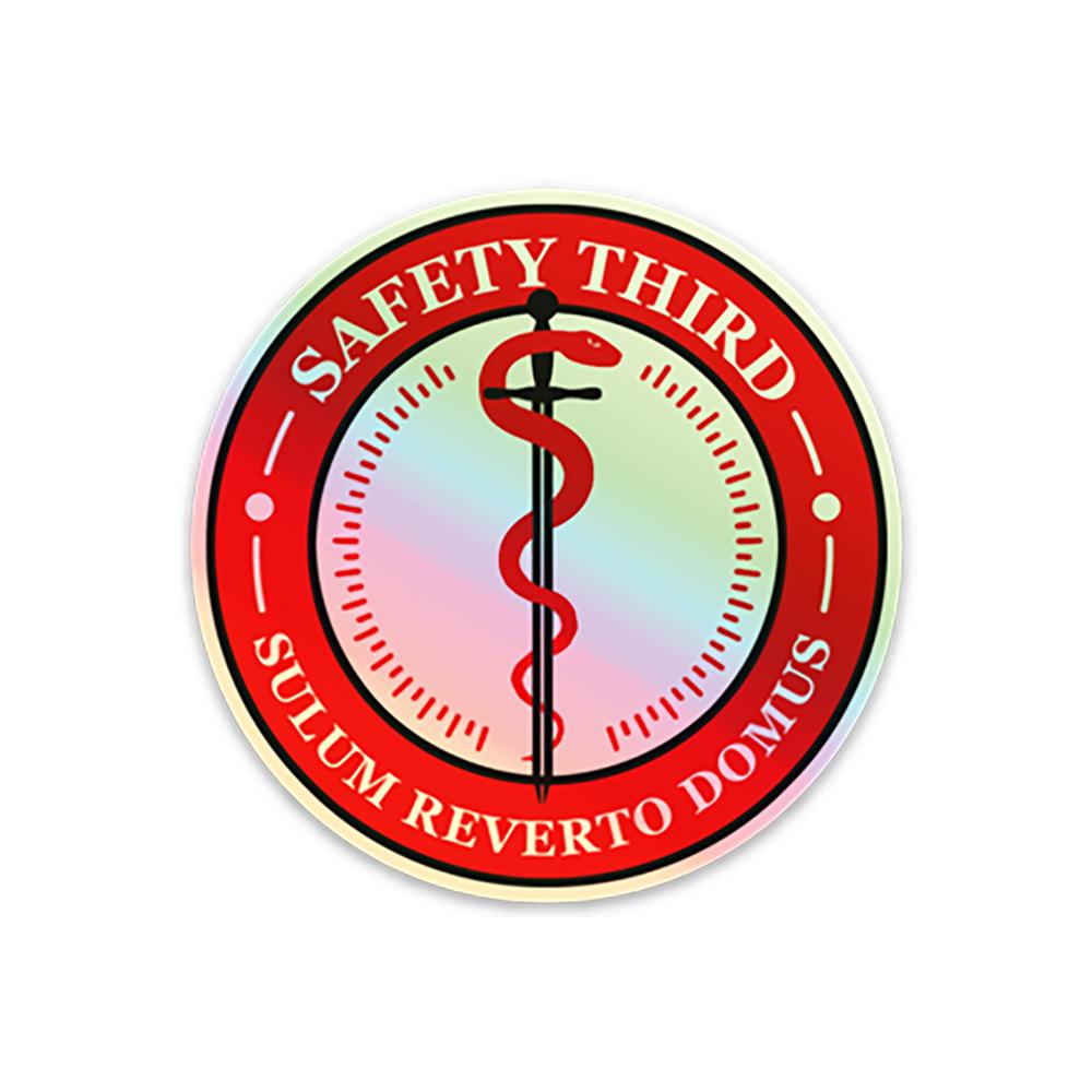 Weatherproof Safety Third Decal - The First Aid Gear Shop